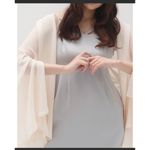 【新品タグ付き】angel drape sheer shirt muguet レディースのトップス(シャツ/ブラウス(長袖/七分))の商品写真