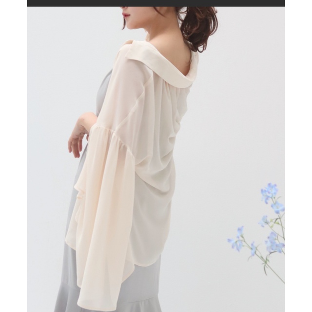 【新品タグ付き】angel drape sheer shirt muguet 5