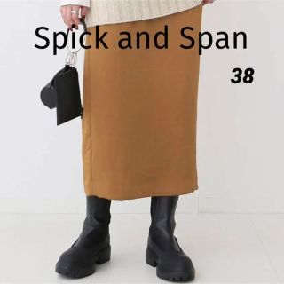 Spick and Span ブライトサテンイージーロングスカート◆