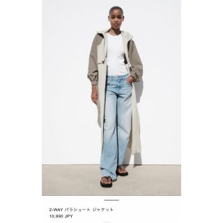 ザラ(ZARA)のZARA 2way パラシュートジャケット(スプリングコート)