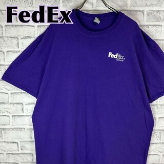 ギルタン(GILDAN)のFedEx フェデックス ワンポイントプリントロゴ 企業 Tシャツ 半袖 輸入品(Tシャツ/カットソー(半袖/袖なし))