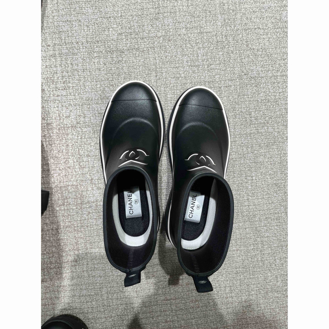 CHANEL レインブーツ 39サイズ 新作 - レインブーツ/長靴