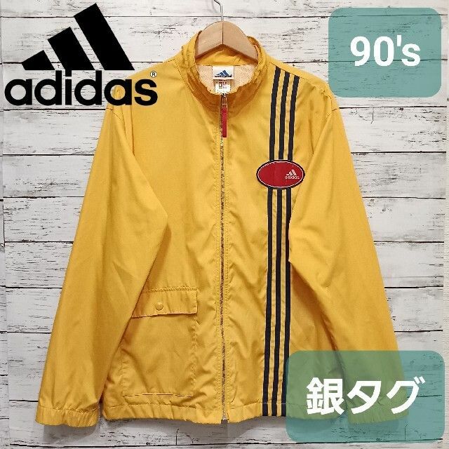 90's 銀タグ adidas ナイロンジャケット メンズXL