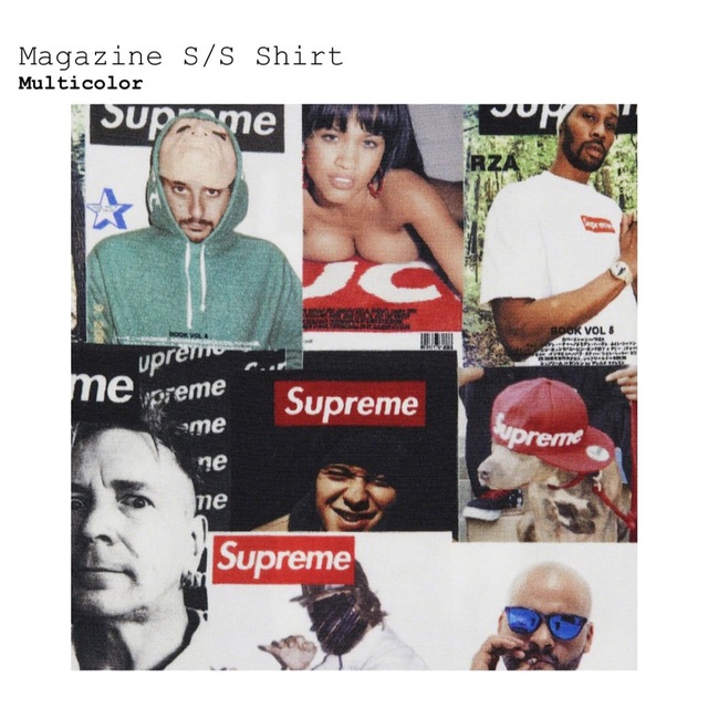 Supreme Magazine S/S Shirt "Multi" L