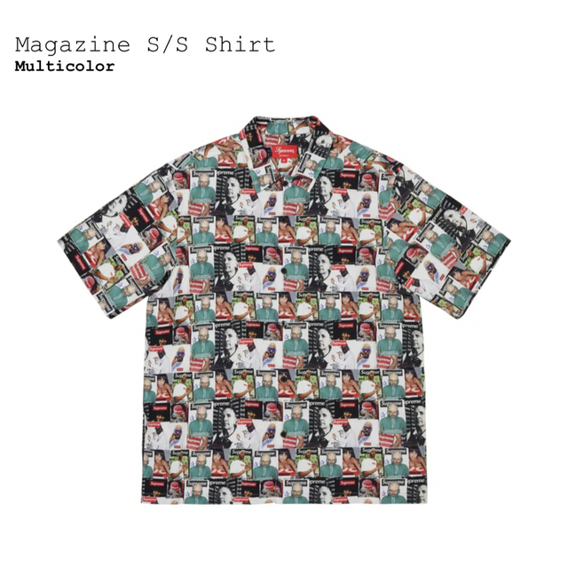 Supreme Magazine S/S Shirt "Multi" L