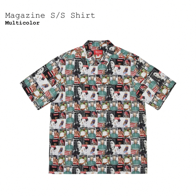 Supreme(シュプリーム)のSupreme Magazine S/S Shirt "Multi" L メンズのトップス(シャツ)の商品写真