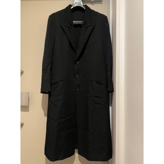 ヨウジヤマモト(Yohji Yamamoto)のヨウジヤマモト　22aw ダブルラペルウールロングコート(ロングコート)