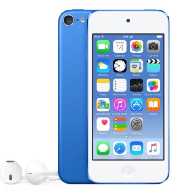 Apple(アップル)のiPod touch 32GB ブルー スマホ/家電/カメラのオーディオ機器(ポータブルプレーヤー)の商品写真
