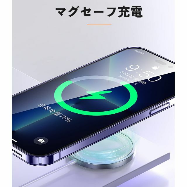 iyite iPhone 13 Pro Max ケース ハイブリッドケース Ha