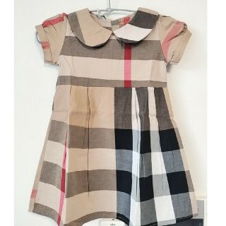 【再入荷】【即日発送】子供服　ワンピース　チェック　９０～１００㎝ | フリ(ワンピース)