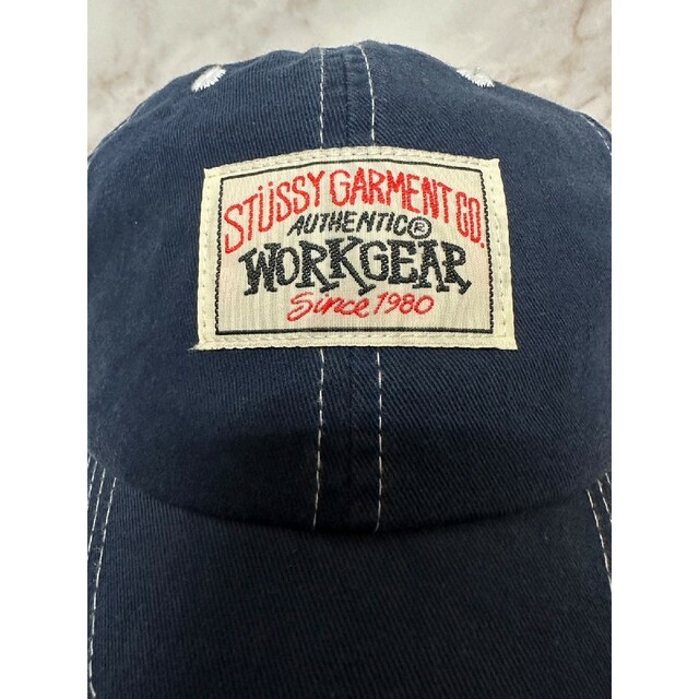 [海外限定] Stussy Workgearパッチ ストラップバックキャップ