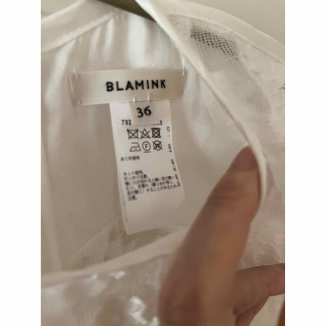 BLAMINK(ブラミンク)の笹川さん着用！ブラミンク完売ブラウス36 レディースのトップス(シャツ/ブラウス(半袖/袖なし))の商品写真