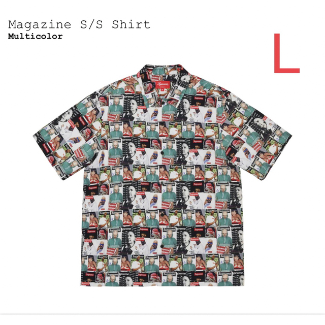 23SS supreme magazine s/s shirt マガジンsup