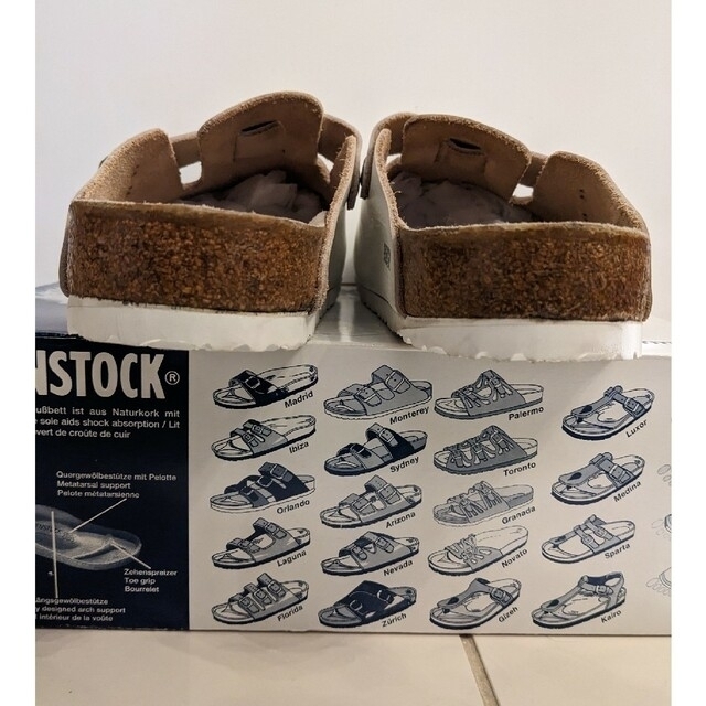 BIRKENSTOCK(ビルケンシュトック)のBIRKENSTOCK Boston WHITE 28.0cm メンズの靴/シューズ(サンダル)の商品写真