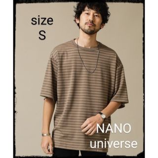 ナノユニバース(nano・universe)の【超限界突破特別価格!!】ポンチボーダークルーネックビッグＴシャツ(Tシャツ/カットソー(半袖/袖なし))