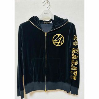 アベイシングエイプ(A BATHING APE)の【レア】A BATHING APE✕24karats ベロアセットアップジャージ(パーカー)