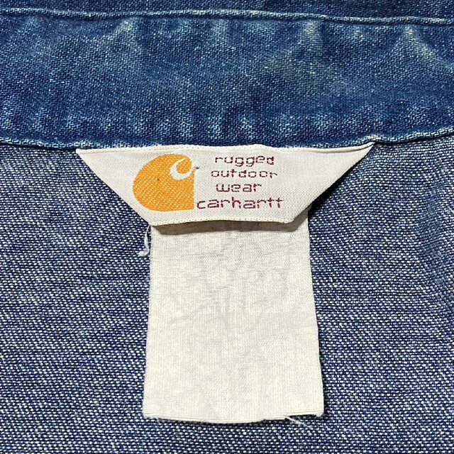 【Carhartt】デニムウエスタンシャツ ペイント A-848 5