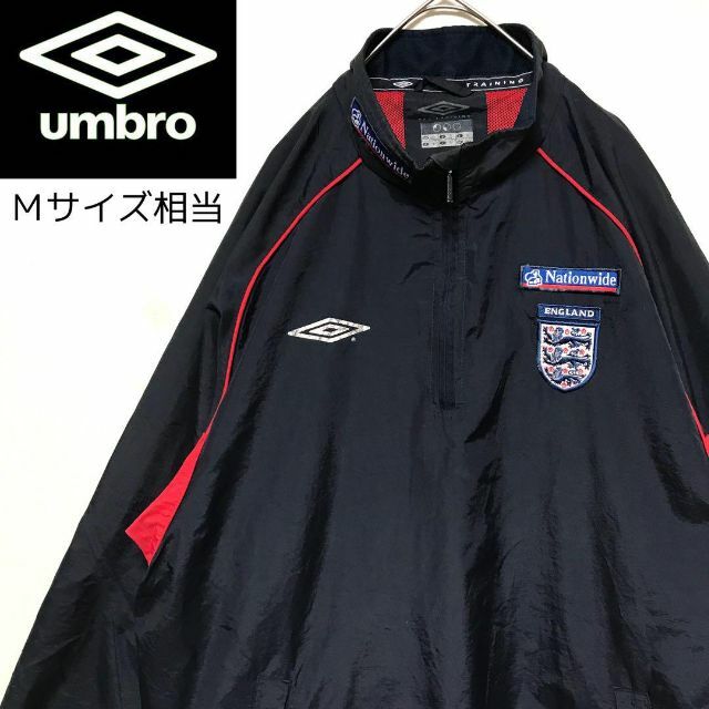 90s UMBRO England ハーフジップ