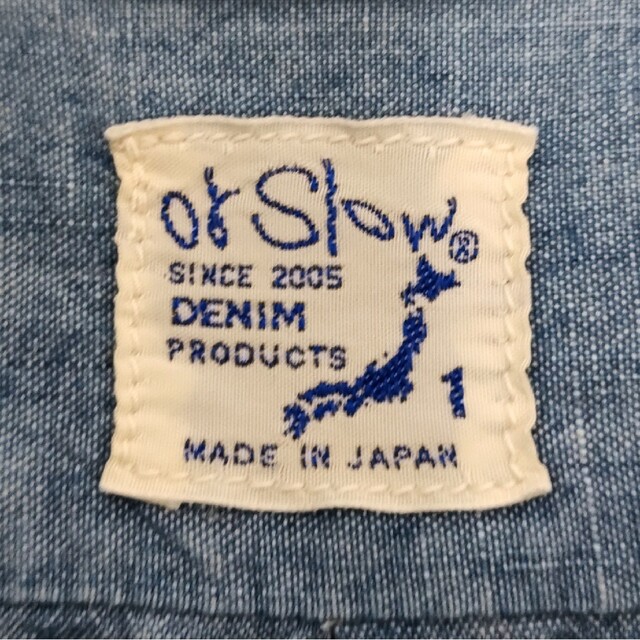 orSlow(オアスロウ)のorslow　オアスロウ　シャンブレーシャツ　サイズ1 Ｓ メンズのトップス(シャツ)の商品写真