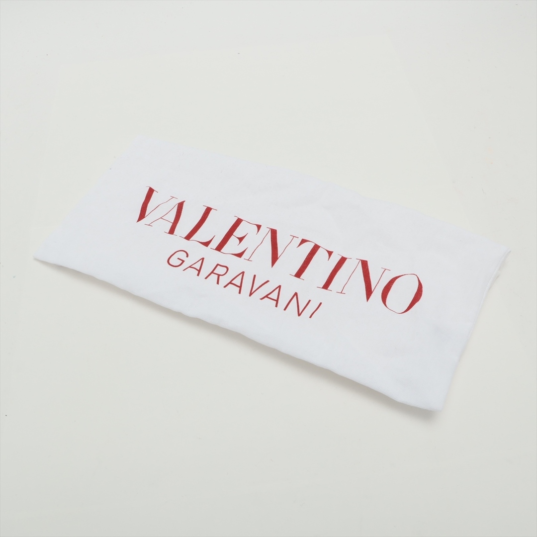 VALENTINO(ヴァレンティノ)のヴァレンティノ  コットン×レザー  ボルドー レディース ハンドバッグ レディースのバッグ(ハンドバッグ)の商品写真