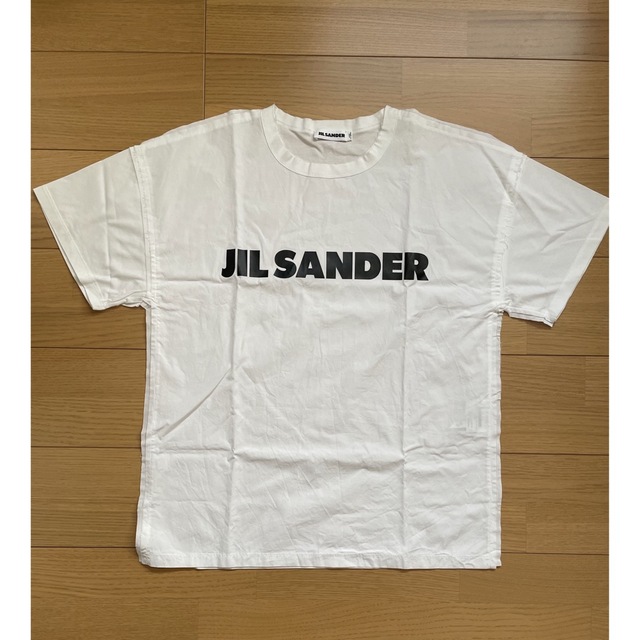 ジルサンダー   ロゴTシャツ カットオフ　シャツ地　美品