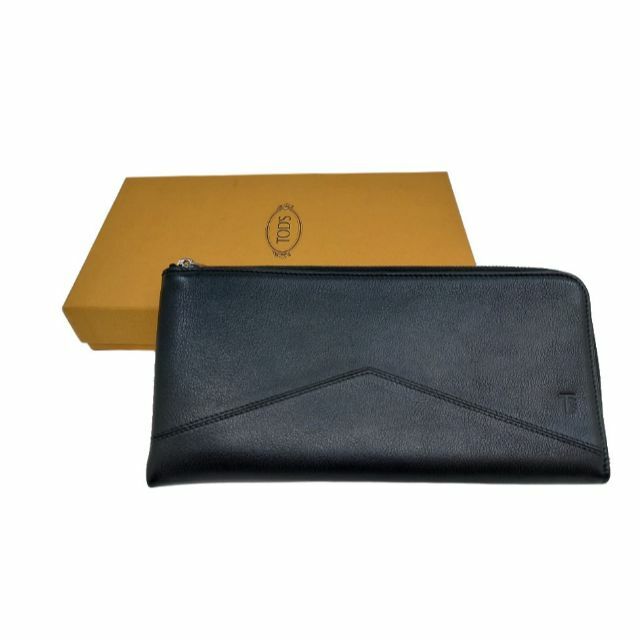 TOD'S - 未使用品!TOD'S【トッズ】レザー L字ファスナー長財布