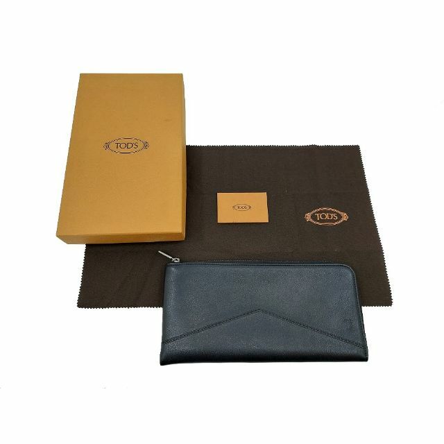 TOD'S - 未使用品!TOD'S【トッズ】レザー L字ファスナー長財布