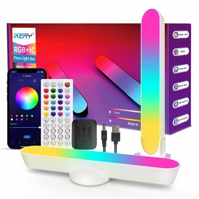 IKERY MagicColorスマートライトバー USB給電式 テレビバックラ