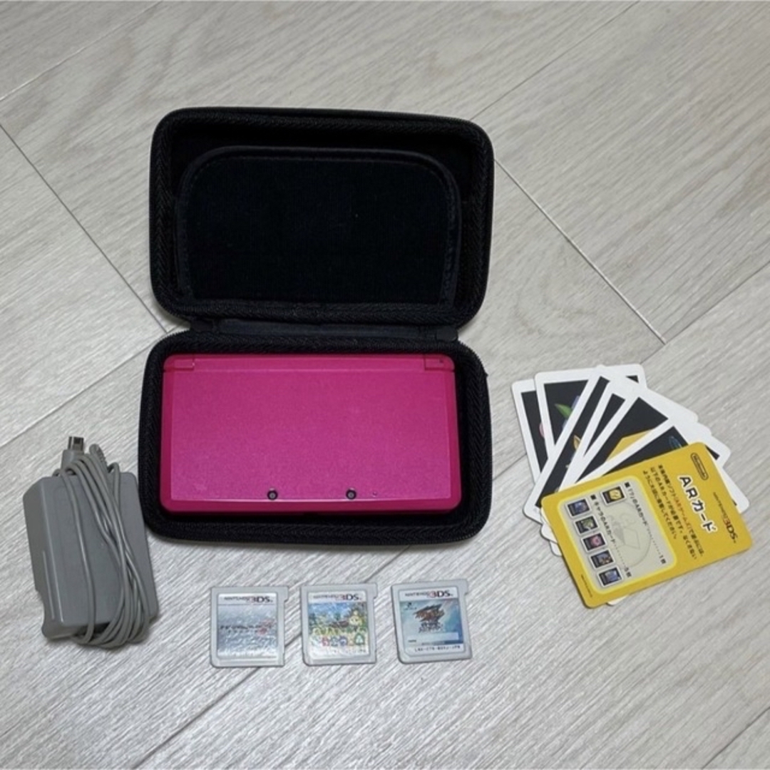 【ラスト1点】任天堂3DS グロスピンク　セット売り