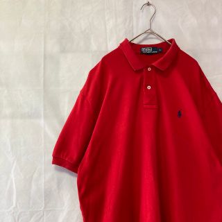 ポロラルフローレン(POLO RALPH LAUREN)の00s ラルフローレン 半袖 ポロシャツ ワンポイント ポニー刺繍 コットン L(ポロシャツ)