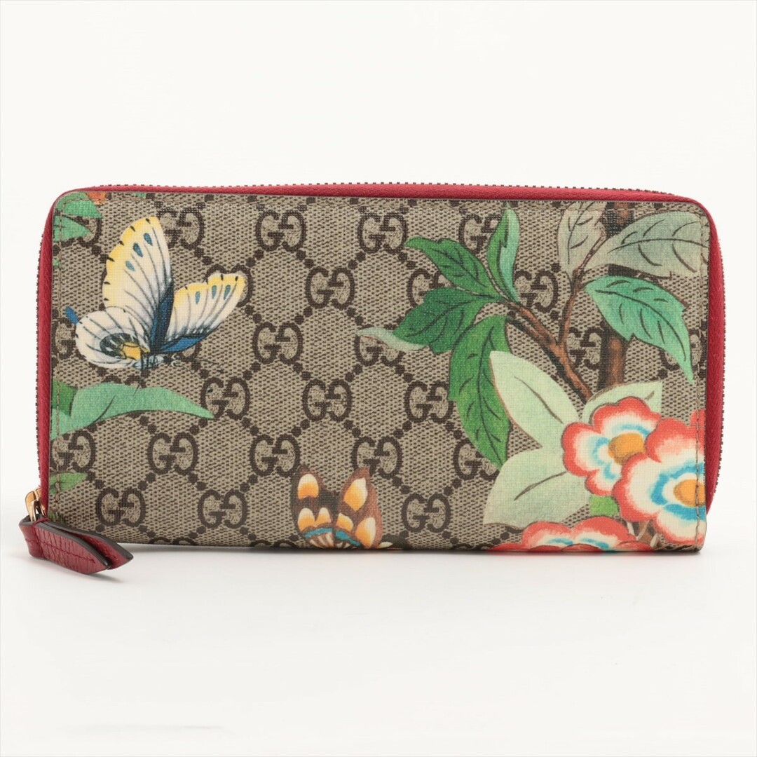 Gucci(グッチ)のグッチ  PVC×レザー  ベージュ レディース 長財布 レディースのファッション小物(財布)の商品写真