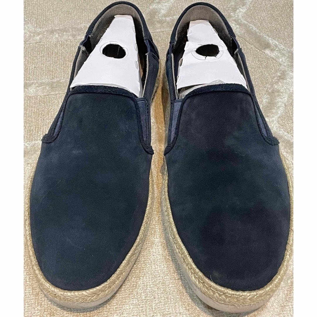 Clarks(クラークス)のClarksサマースエードスリッポン26.5cmスモークネイビーブルークラークス メンズの靴/シューズ(スリッポン/モカシン)の商品写真