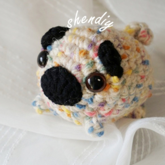 パグ 飾り　ハンドメイド  パグ雑貨　pug