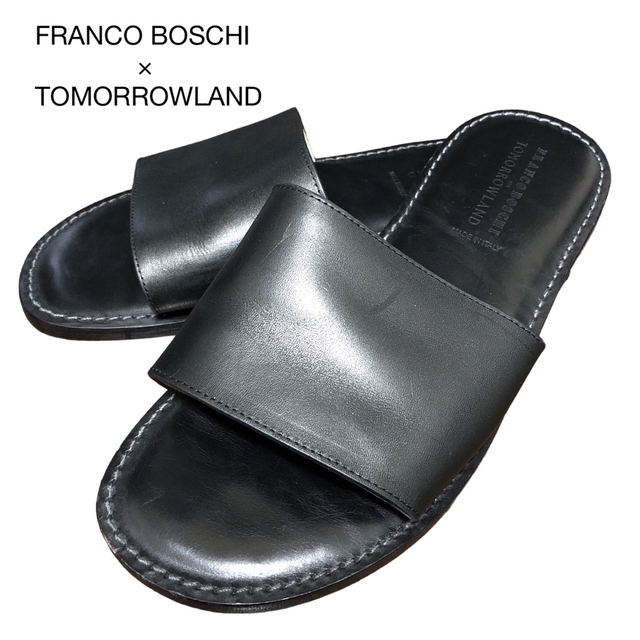 FRANCO BOSCHI TOMORROWLAND別注 スムースレザーサンダル-