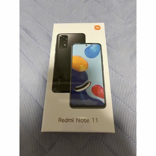 アンドロイド(ANDROID)のXiaomi Redmi Note 11 グラファイトグレー(スマートフォン本体)