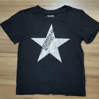 男児Tシャツ 黒 星ロゴ 110㎝(Tシャツ/カットソー)