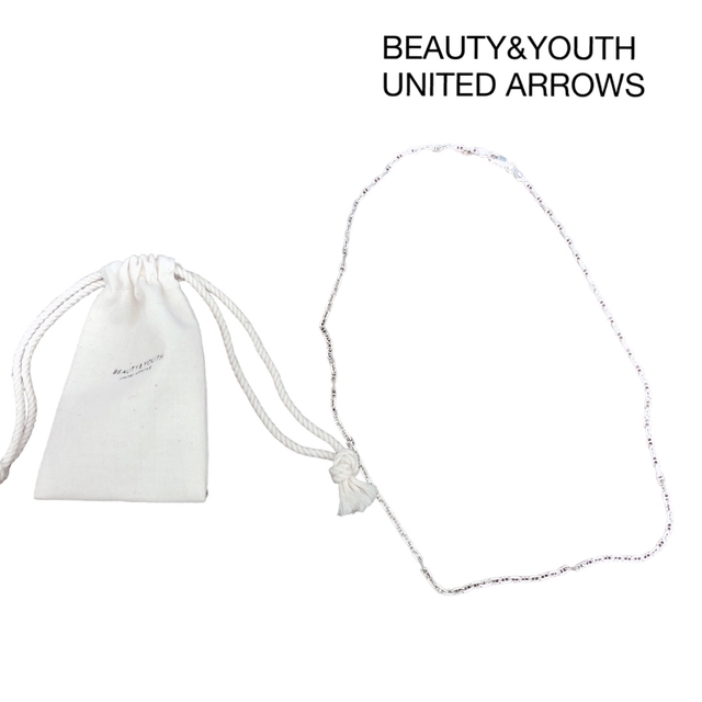 【保存袋付き】BEAUTY&YOUTH ビューティーアンドユース ネックレス