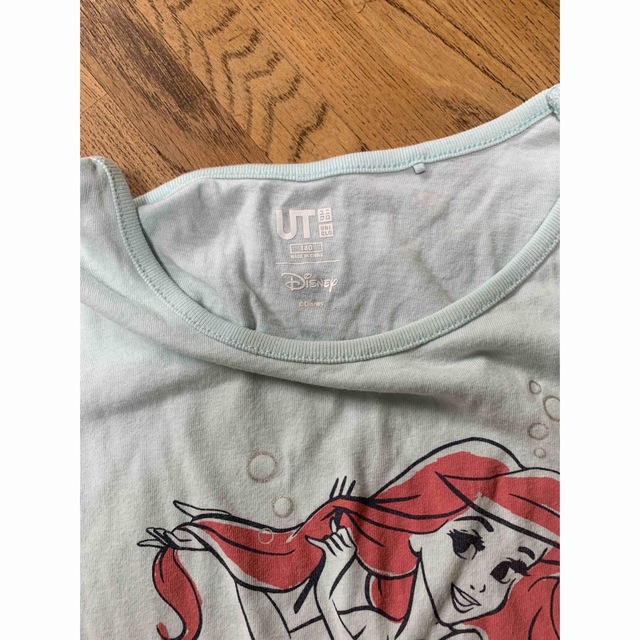 UNIQLO(ユニクロ)のユニクロ　UT  Disney リトルマーメイド キッズ/ベビー/マタニティのキッズ服女の子用(90cm~)(Tシャツ/カットソー)の商品写真