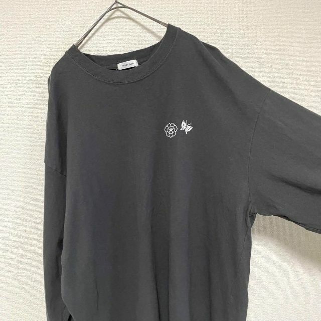 3100 Adoon plain トレーナー 薄手 チャコールグレー プリント メンズのトップス(Tシャツ/カットソー(七分/長袖))の商品写真