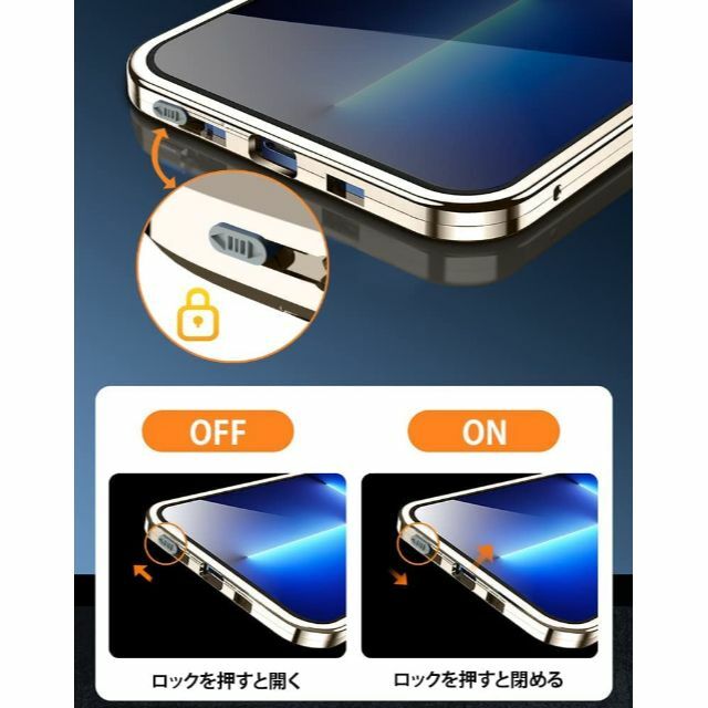 Reukdnv iPhone 13 Pro用 ケース「レンズ保護フィルムを贈」 1