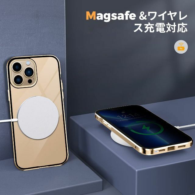 Reukdnv iPhone 13 Pro用 ケース「レンズ保護フィルムを贈」 6