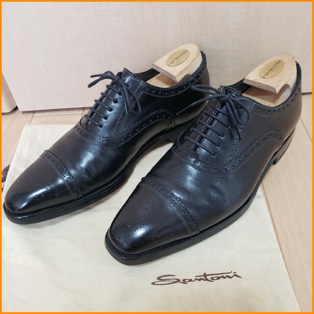 Santoni(サントーニ)のSantoniサントーニ/セミブローグ/BEAMSF/ファットアマーノ/6 メンズの靴/シューズ(ドレス/ビジネス)の商品写真