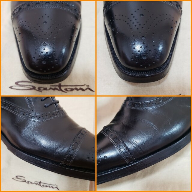Santoni(サントーニ)のSantoniサントーニ/セミブローグ/BEAMSF/ファットアマーノ/6 メンズの靴/シューズ(ドレス/ビジネス)の商品写真