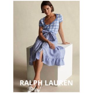 ポロラルフローレン(POLO RALPH LAUREN)のRALPH LAURENラルフローレン　ギンガム　チェック　ティアード　スカート(ロングスカート)