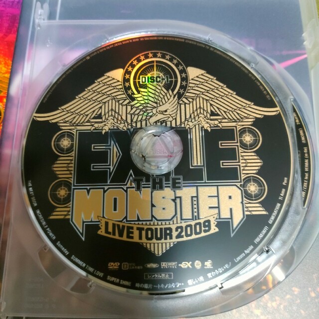 EXILE　LIVE　TOUR　2009　“THE　MONSTER” DVD エンタメ/ホビーのDVD/ブルーレイ(舞台/ミュージカル)の商品写真