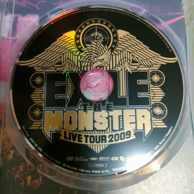 EXILE　LIVE　TOUR　2009　“THE　MONSTER” DVD エンタメ/ホビーのDVD/ブルーレイ(舞台/ミュージカル)の商品写真