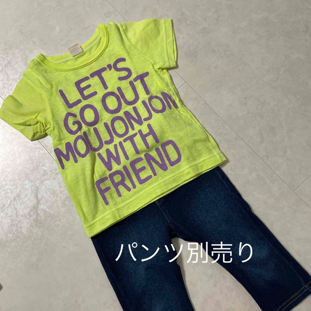 mou jon jon(ムージョンジョン)の半袖でTシャツ　　100 キッズ/ベビー/マタニティのキッズ服男の子用(90cm~)(Tシャツ/カットソー)の商品写真