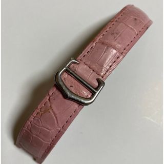 カルティエ(Cartier)のカルティエ　パシャ  38mm  純正ベルト　純正Dバックル　ピンクストラップ(レザーベルト)