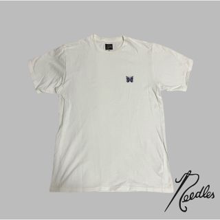 ニードルス(Needles)の【別注】Needles×UR クルーネック　ショートスリーブ　Tシャツ　ホワイト(Tシャツ/カットソー(半袖/袖なし))