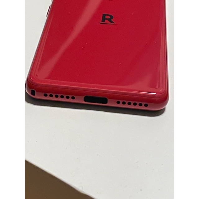 Rakuten(ラクテン)の【美品】Rakuten Mini レッド　Androidスマホ スマホ/家電/カメラのスマートフォン/携帯電話(スマートフォン本体)の商品写真